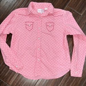 Panhandle Slim Pink Button Down Kids Shirt